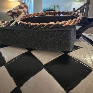 Twisted Rope Metal Copper Bangle